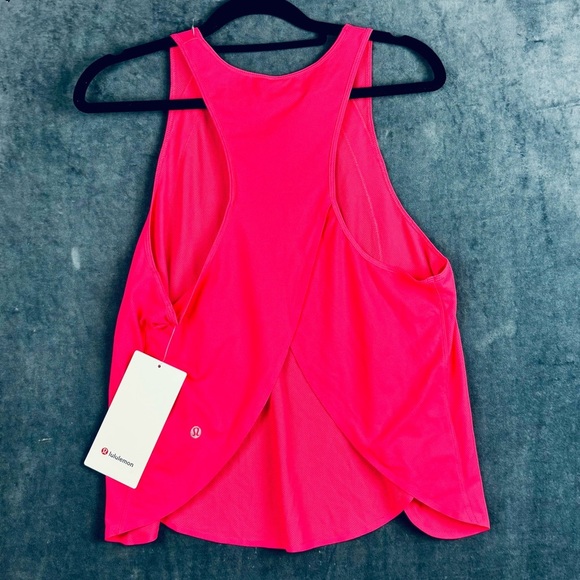 NWT lululemon athletica High Ventilation Running Tank Top in sz 6 - Lip Gloss - Picture 5 of 14